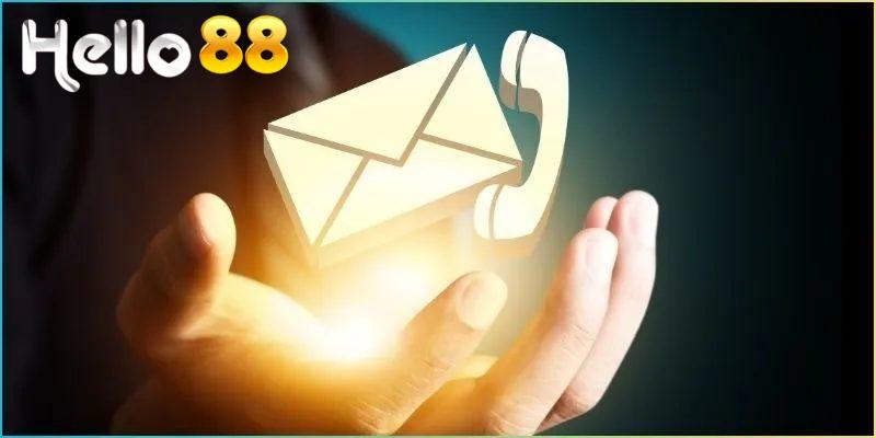 Phương thức liên hệ Hello88 thông qua gửi email